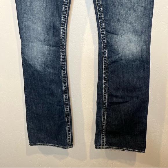 SILVER Jeans Pioneer Bootcut Size 27 Flap pockets - Picture 4 of 9